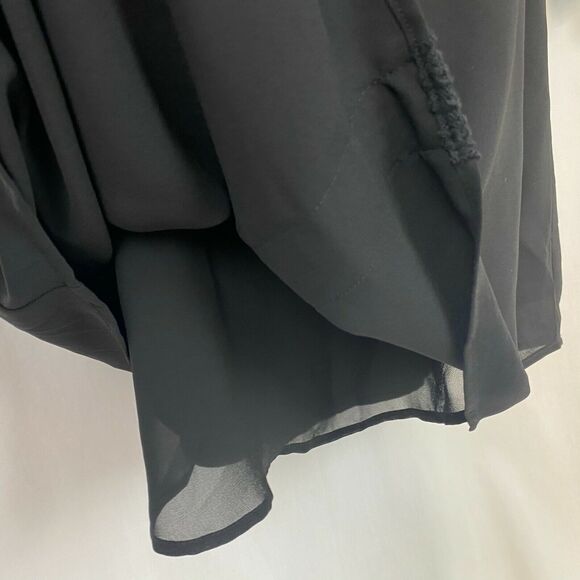 NWT ASTR the Label Lace Trim Shift Dress XL Mini Boho Whimsigoth Flowy - Picture 8 of 11